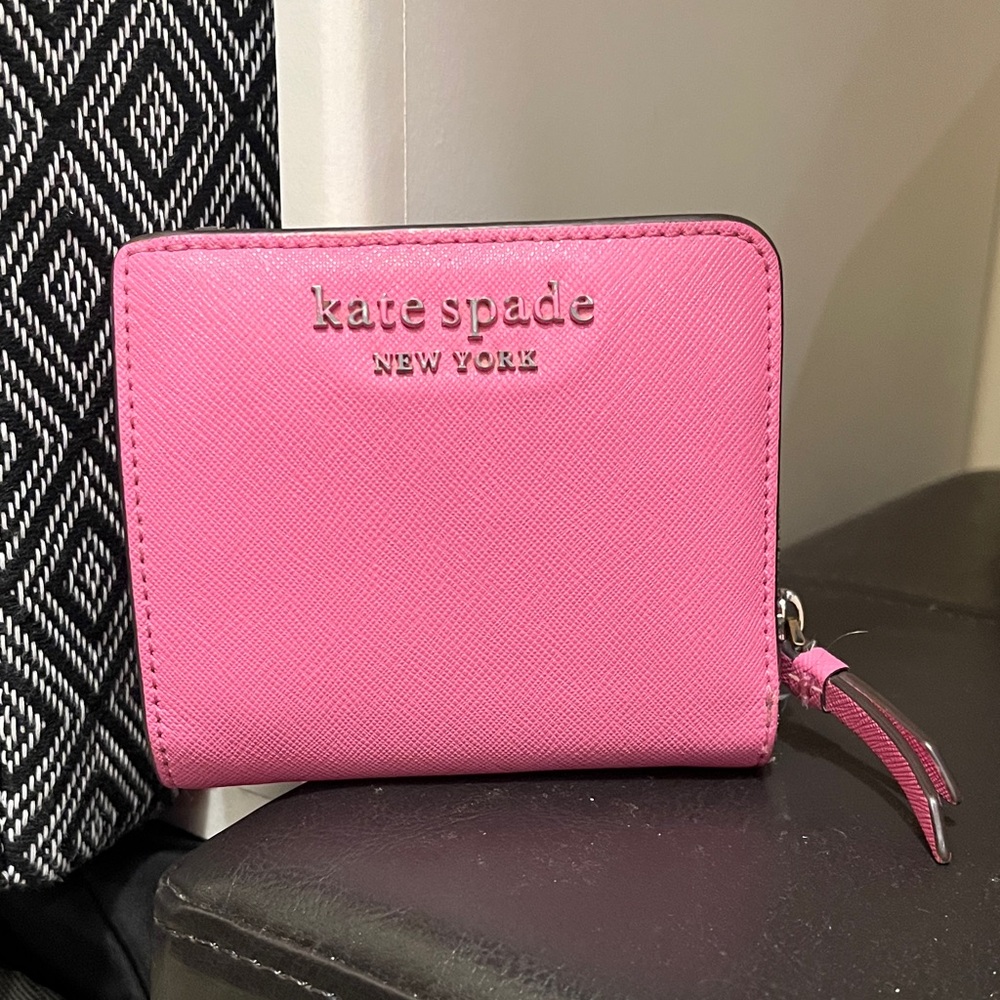 Kate Spade Vibrant Pink Compact Wallet